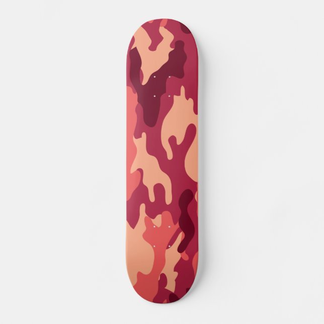 SKATEBOARD MARTIAN DESERT CAMO / CAMOUFLAGE DAZZLE PATTERN (Anverso)