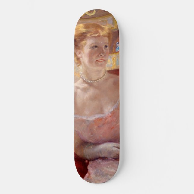 Skateboard Mary Cassatt - Mujer con collar de perlas en un pa (Anverso)