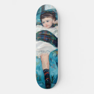 Skateboard Mary Cassatt - Niña pequeña en una butaca azul