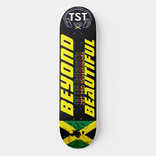 SKATEBOARD MÁS ALLÁ DE LA HERMOSA PISTA 8 1/2" (Anverso)