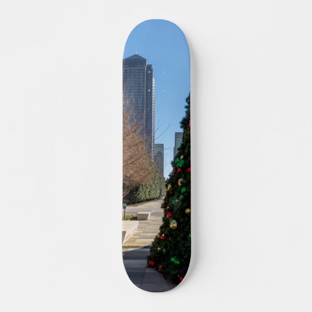 Skateboard Más allá del árbol de Navidad de Dallas (Anverso )