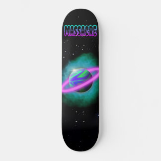 Skateboard Masacre: Cubierta de patinaje deslizante sobre el 