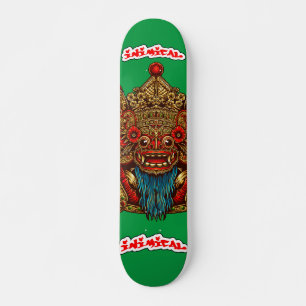 Skateboard Máscara de Barong hostil