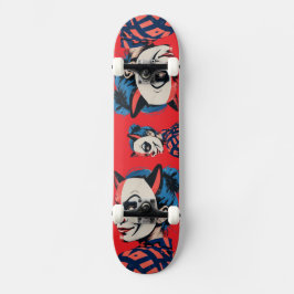 Skateboard Máscara de Edgy Harlequin