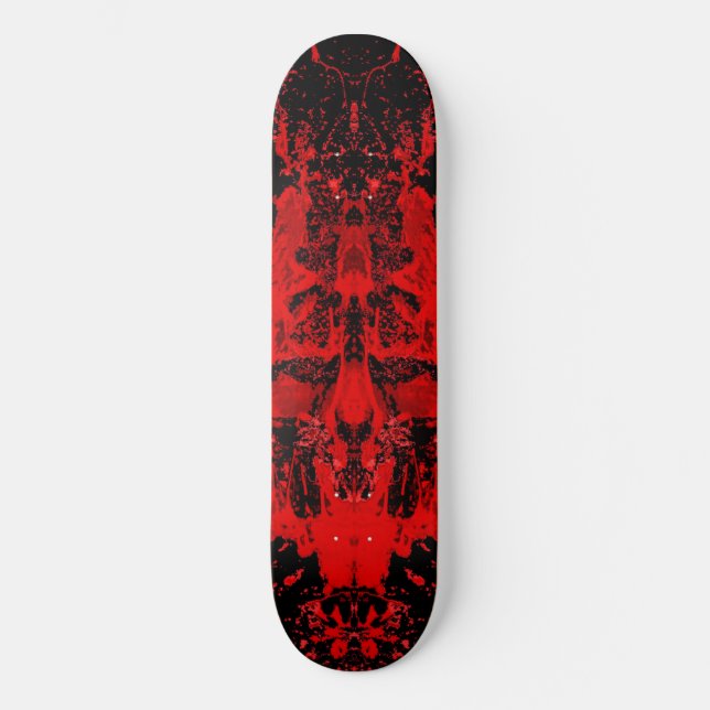 Skateboard Máscara de horror del Rey de sangre (Anverso)