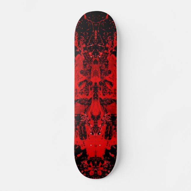 Skateboard Máscara de horror del Rey de sangre (Anverso)