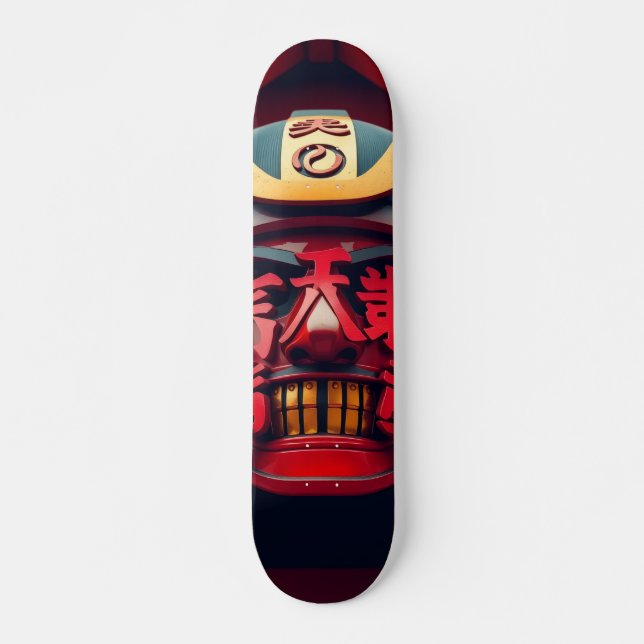 Skateboard Máscara de samurái (Anverso )