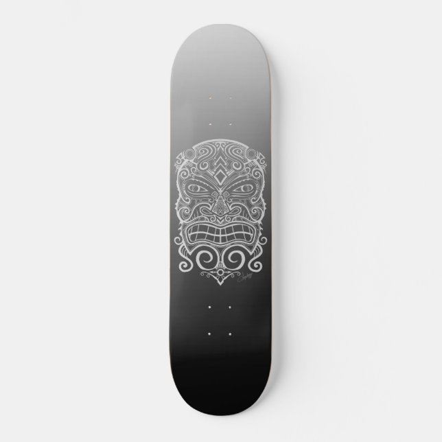 Skateboard Máscara de Tiki (Anverso)