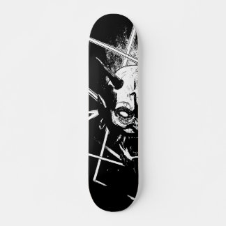 Skateboard Máscara Hannya 8189 - Variante - Blanco y negro -