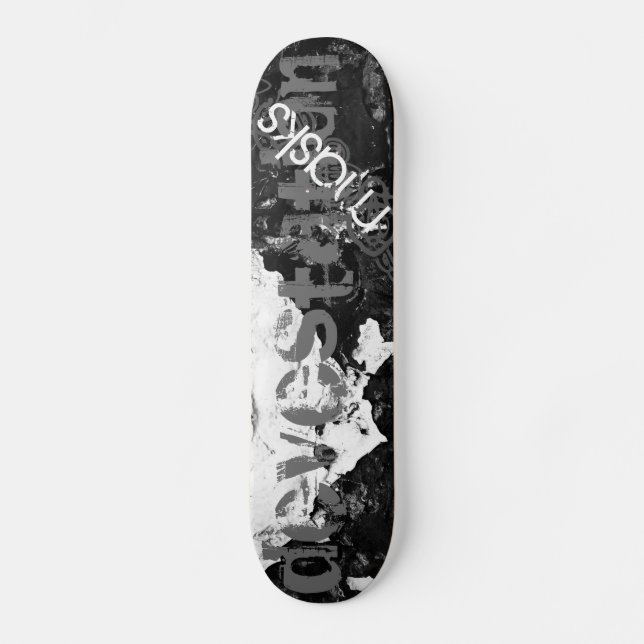 Skateboard máscaras de devastación (Anverso)