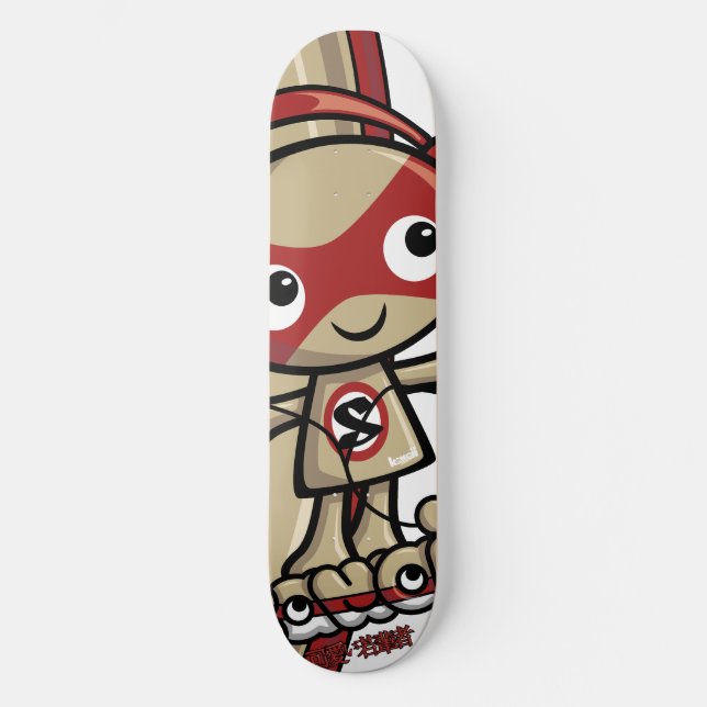 Skateboard Mascota estérea (Anverso)
