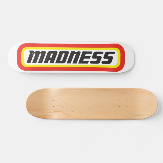 Skateboard ¿Matchbox? ¡Locura! (Horz)