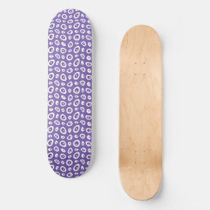 Skateboard Mazipoodles Resumen Gotas de lágrimas - Blanco púr
