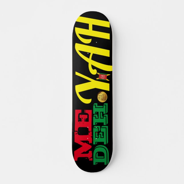 Skateboard ME DEH YAH JMT REGGAE 7 3/4" cubierta para skatebo (Anverso )