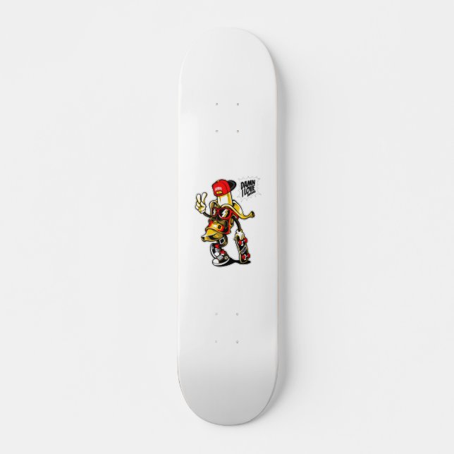 Skateboard Me encanta Banana Rebel (Anverso )