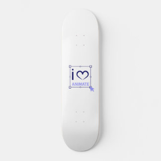Skateboard Me encanta el animación