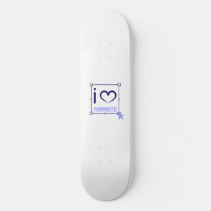 Skateboard Me encanta el animación
