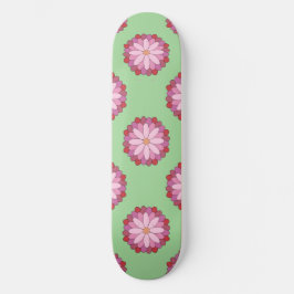Skateboard Medallero asiático pastel rosado