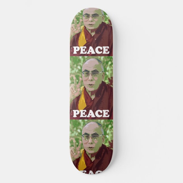 Skateboard Meditación budista Yog del Buddhism de Dalai Lama (Anverso)