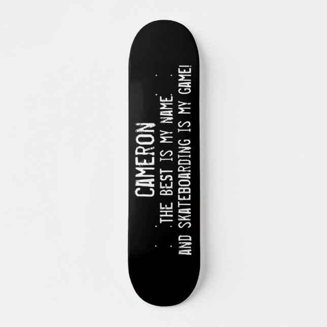 Skateboard Mejor Es Mi Nombre Custom Grunge (Anverso )