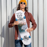Skateboard Mejor Papi del Mundo | Foto<br><div class="desc">Buscando un regalo único para papá, perfecto para el día del padre, cumpleaños o sólo para decir que te amo! Este diseño moderno y simplista presenta un texto de tipografía que dice 'MUNDIAL MEJOR DADY' y su foto favorita. El estilo de fuente de texto editable, se puede cambiar haciendo clic...</div>