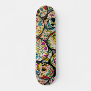 Skateboard Mejor patrón de cráneo de azúcar en venta