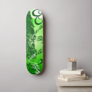 Skateboard Melodía verde