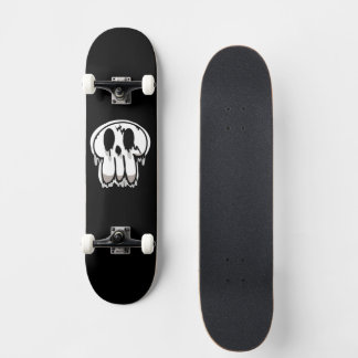 Skateboard Melting Skull
