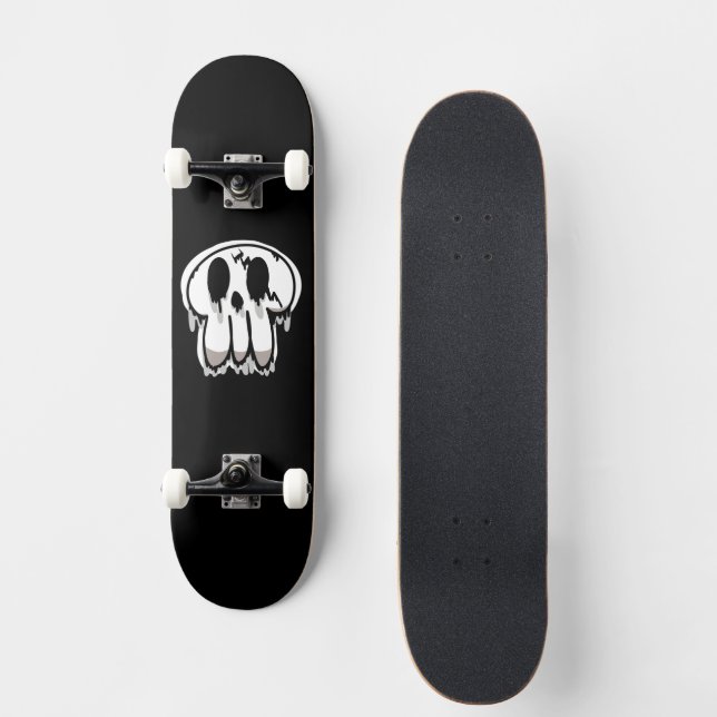 Skateboard Melting Skull (Anverso)