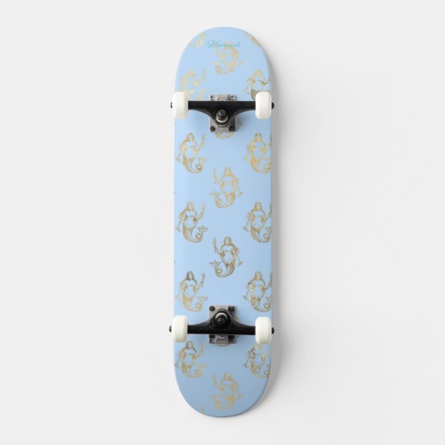 Skateboard Mermaid (Anverso)