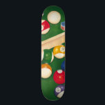 Skateboard Mesa de billar de por vida con bolas y chalecos<br><div class="desc">Creándolas con esta pintura espectacular de una mesa de billar de Jennifer Goldberger. Las bolas se ven nuevas, el fieltro se ve inmaculado, y la tiza ya se ha aplicado a los palos de referencia. Cuelga esto en tu casa, o dáselo a un amigo o a un ser querido que...</div>