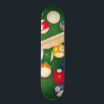 Skateboard Mesa de billar de por vida con bolas y chalecos<br><div class="desc">Creándolas con esta pintura espectacular de una mesa de billar de Jennifer Goldberger. Las bolas se ven nuevas, el fieltro se ve inmaculado, y la tiza ya se ha aplicado a los palos de referencia. Cuelga esto en tu casa, o dáselo a un amigo o a un ser querido que...</div>