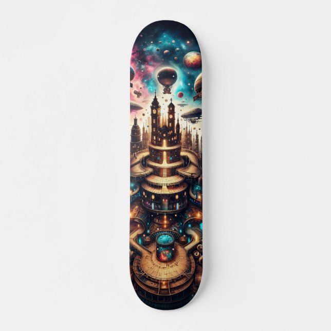 Skateboard Metropolis celestes (Anverso )