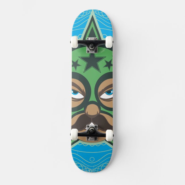 Skateboard Mexicano Luchador (Anverso)