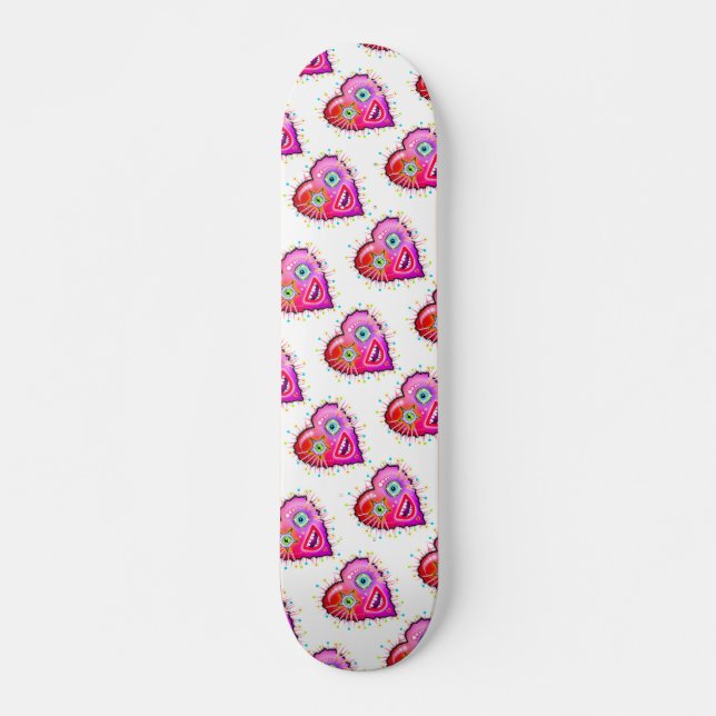 SKATEBOARD MI CORAZÓN SE CONTINUARÁ (Anverso )