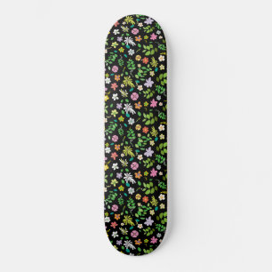 Skateboard Mi diseño de flores 5