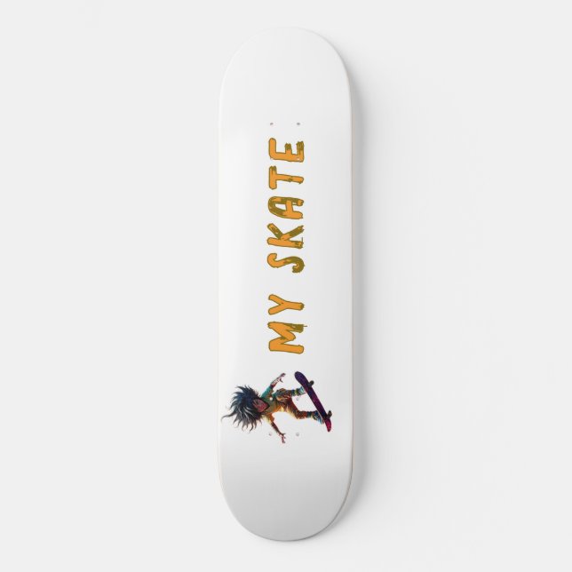 Skateboard Mi patín para el amante del patinaje (Anverso)