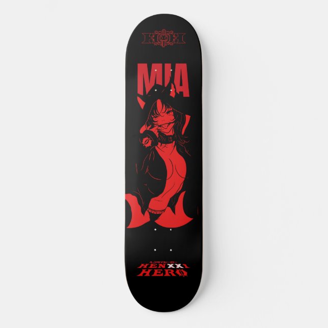 Skateboard Mia Red (Anverso)