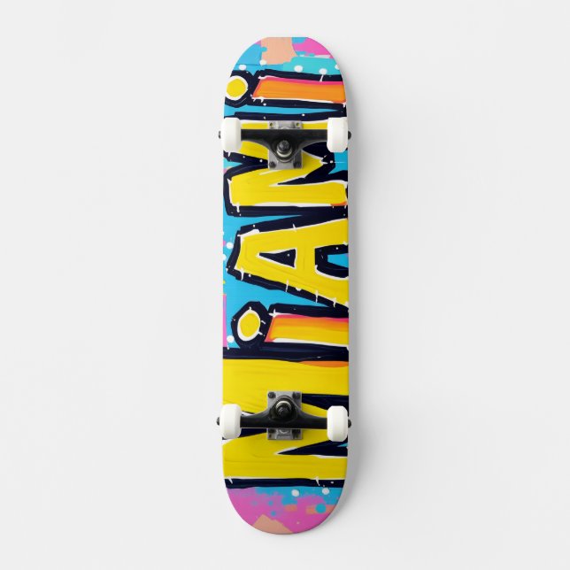Skateboard Miami (Anverso)