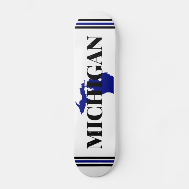 Skateboard Michigan (Anverso)