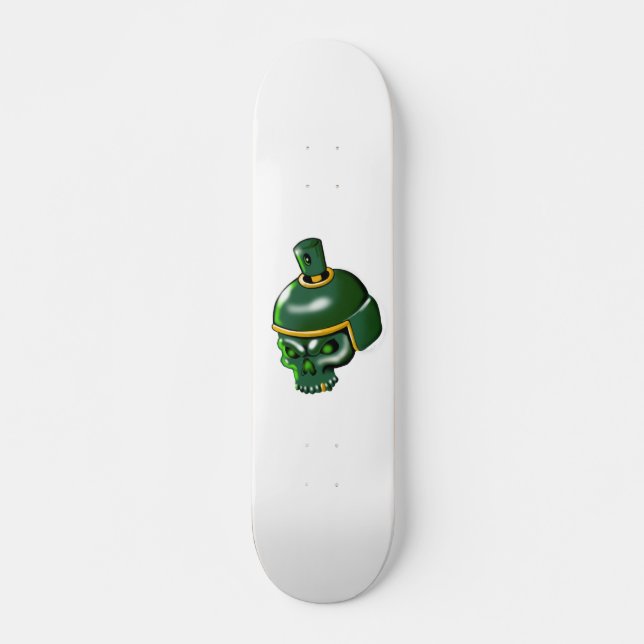 Skateboard military skull (Anverso )