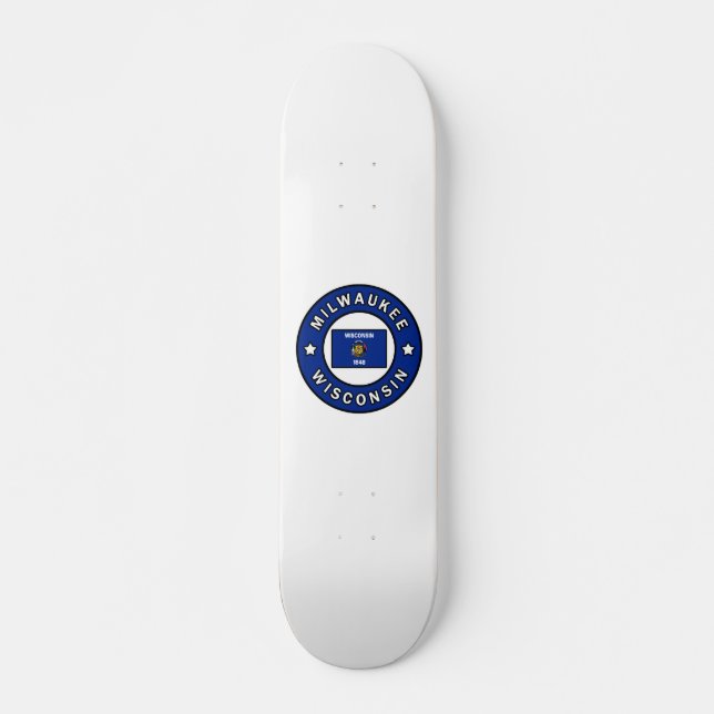 Skateboard Milwaukee Wisconsin (Anverso )