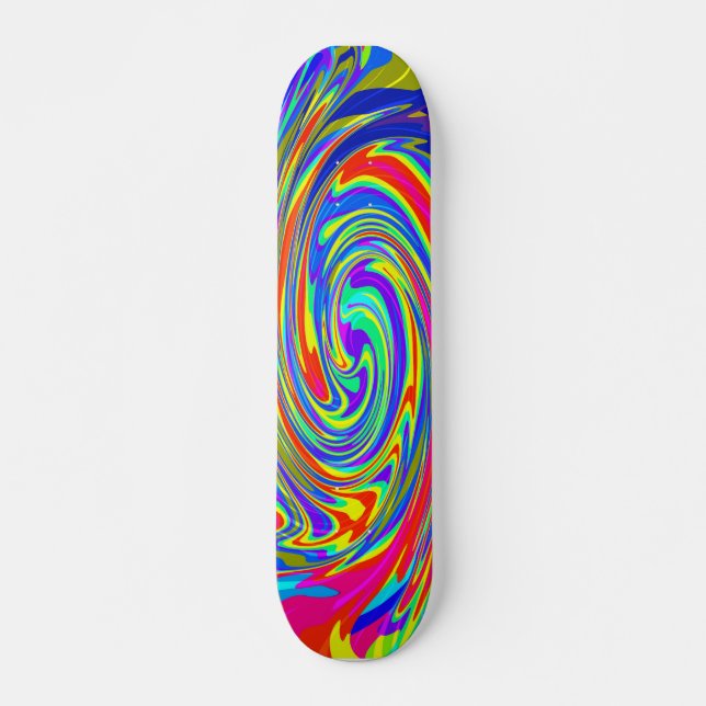 Skateboard Mini Skyboard Trippy Tye Dye (Anverso )