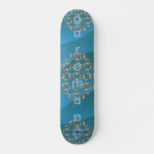 Skateboard mini tablero del fishee