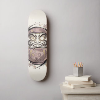 Skateboard Minimalista Daruma japonés | Zen Kintsugi
