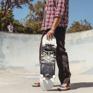 Skateboard Minimalista Daruma japonés | Zen Kintsugi