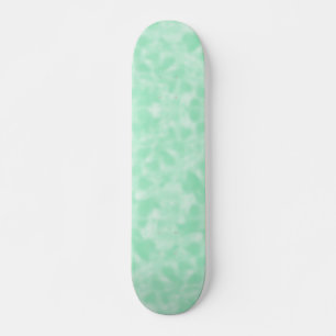 Skateboard Mint Green y White Mottling