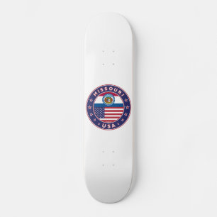 Skateboard Missouri, caso de teléfono de Misuri, pegatina de