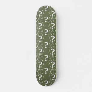 Skateboard Misterio de interrogación acertijo rompecabezas ol