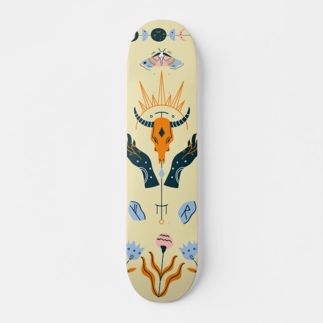 Skateboard Místico y esotérico (Anverso )